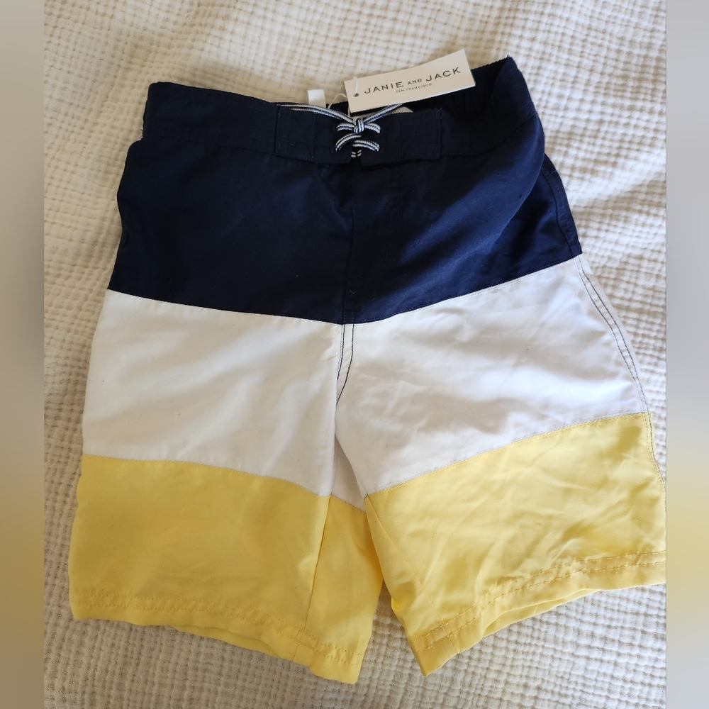 Boys Janie and Jack Swim Shorts Sz 8